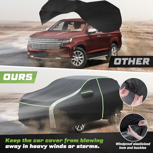 Image of Mixsuper Liner 420D Oxford Car Cover for Chevy Tahoe 2007-2027