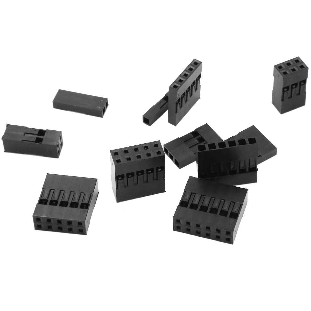 Dupont Connector 50-Piece Dupont And Servo Crimp Connector Set - Male & Female Pin Headers, Jumper Wires, For DIY Electronics Crimp Pin Connector Set - Foto 6
