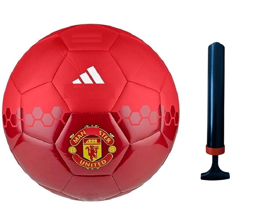 M.T.S.INDUSTRIES Football Hand Stich with Hand Air Pump Free,Multicolor, Men City,Black/Blue (Muf-Red) (B0CNW28VK1) Amazon Price History, Amazon Price Tracker