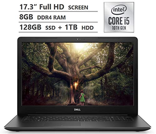 🔥 Cashback up to 70% 2019 New Dell Inspiron 17 PC Laptop: 17.3 Inch FHD(1980x1080) Non-Touch IPS Display, Intel CPU-i3-7020u, 8GB RAM, 1TB HDD, WiFi, Bluetooth, HDMI, Webcam, DVDRW, Windows 10