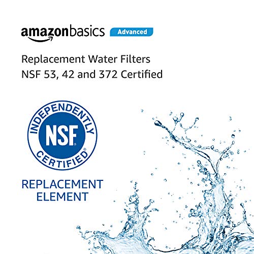 Image of Amazon Basics Replacement GE MWF Refrigerator Water Filter Cartridge - Advanced Filtration (Pack of 2)
