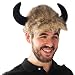 Funny Party Hats Buffalo Bison Hat - Costume Animal Hats - Adult Costume Hats - Animal Costumes Black Brown