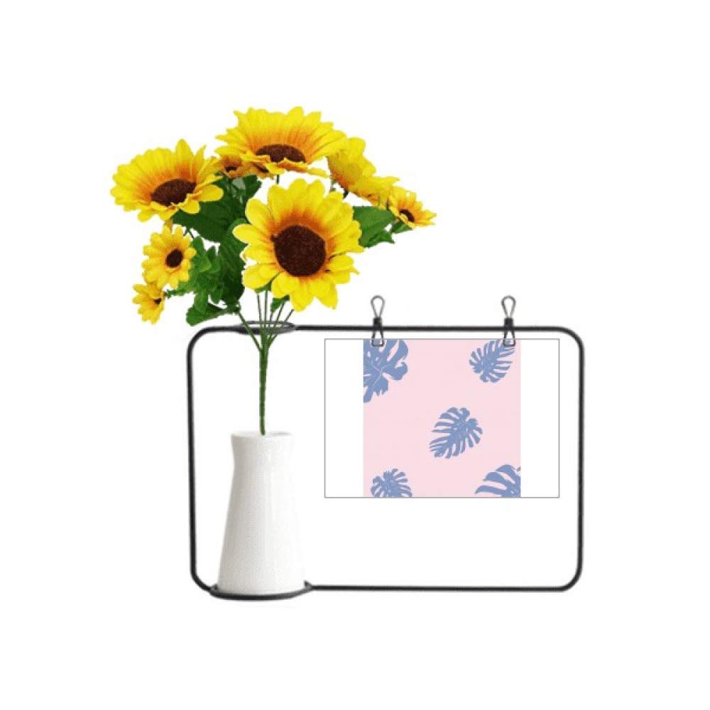 Carte de bénédiction avec tournesol artificiel pour mini bouquet et cadeau