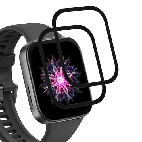 SkyKeep [2 Stück für Schutzfolie Huawei Watch Fit 3 Bildschirmschutz [Soft PMMA][HD Bildschirmschutzfolie][Anti-Kratzer][Anti-Blase] für Folie Huawei Watch Fit 3 Screen Protector Panzerglasfolie