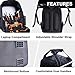 Tool Backpack for Men 18 Inch Heavy Duty Waterproof Multiple Pockets Tool Bag Organizer with Shoulder for Electrician Mechanics HVAC Engineer