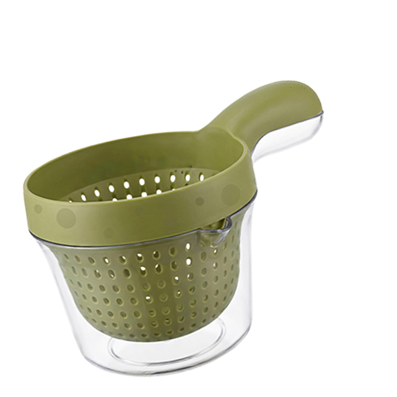 Nucelit Layer Fruit Basket with Drain Holes, Stackable Vegetable Basket with Handles Detachable Double Layer Stackable