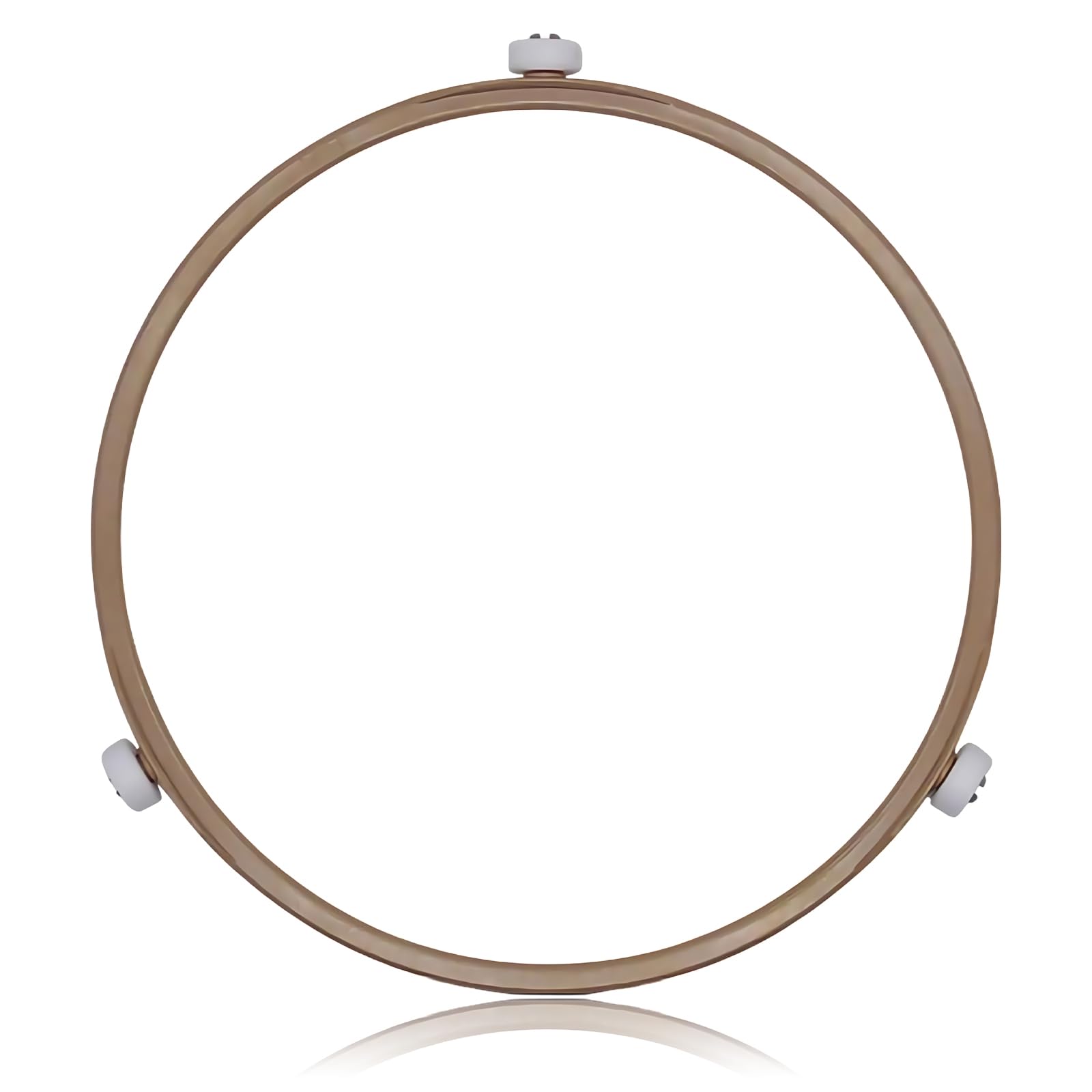 Photo 1 of ((((Broken))’iMicrowave Turntable Ring Replacement 8.7-Inch Microwave Oven Spinner Replacement Parts with 3 Smooth Rollers Universal Fit for Most Microwaves
