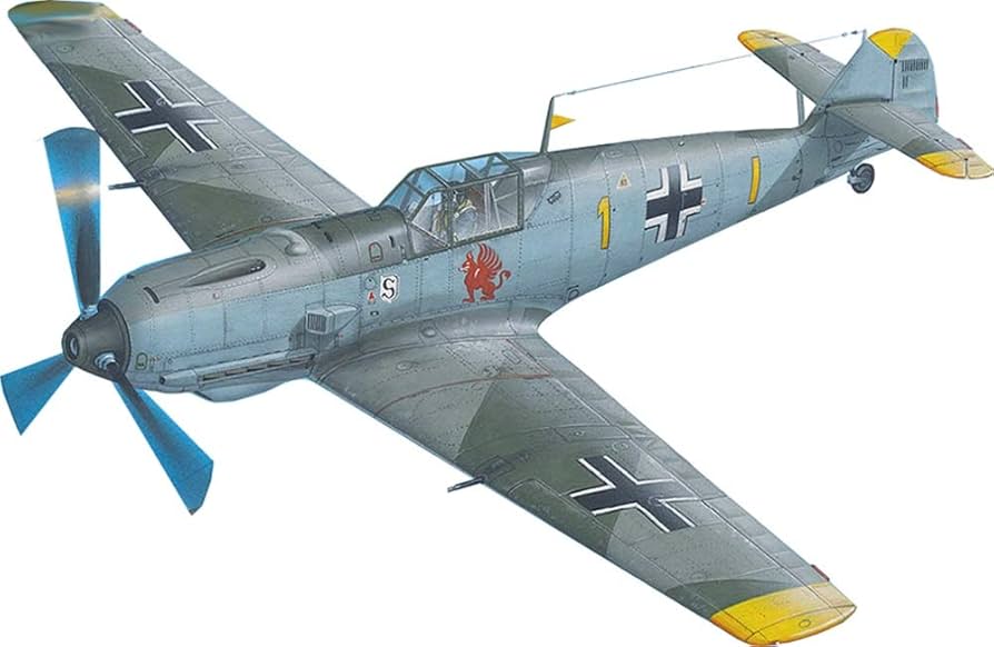 エアフィックス 1/72 メッサーシュミット BF109E-4 01008 プラモデル tf8su2k Amazon.com: Airfix A01008B Messerschmitt Bf109E-4 Classic