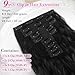 Hair Extensions, REECHO 9PCS Clip in Hair Extensions 24