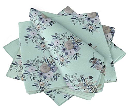 Serviettes de table tissu réutilisables 45x45 pour remplacer le jetable
