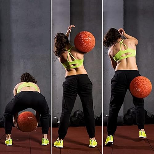 image for Yes4All Slam Balls (Orange) 12lbs for Strength and HIIT Workout – Sl