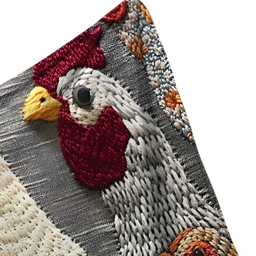 Couverture poulet en flanelle chaude et lavable pour canapé - 8