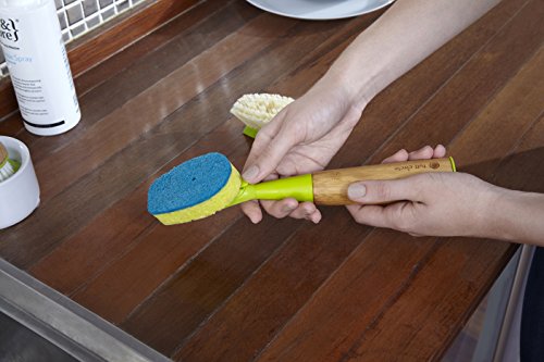 Full Circle Suds Up Soap Dispensing Dish Sponge With Bamboo Handle, 3 Oz #TOP2