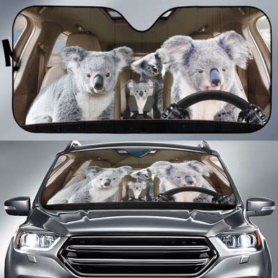 Pare-soleil avant universelle intérieur anti-UV avec motif drôle pour camion et auto