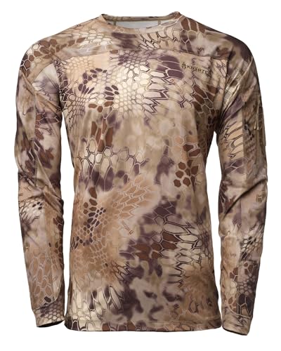 Kryptek Men’s Valhalla Lightweight Long Sleeve Camo Hunting Shirt