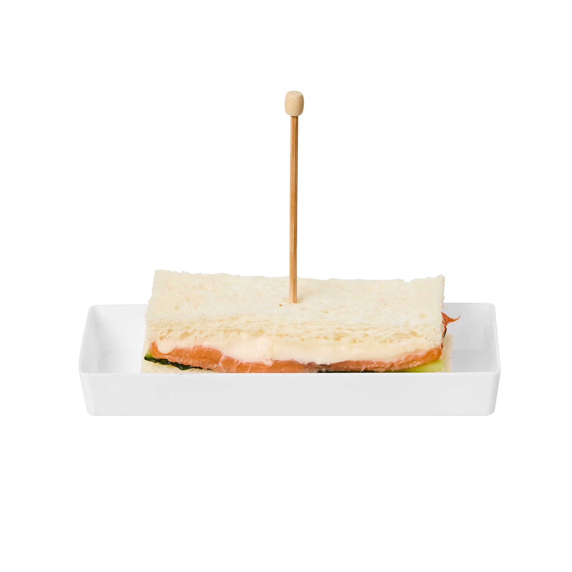 Mini Pot, Plastic Mini Pot, Infinity - White - 2.5 oz - 100ct Box - Restaurantware