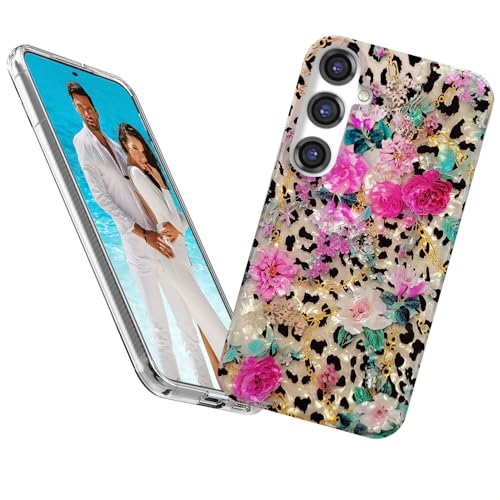 Coque S24 FE pailletée nacrée idée cadeau tendance pour femme et fille