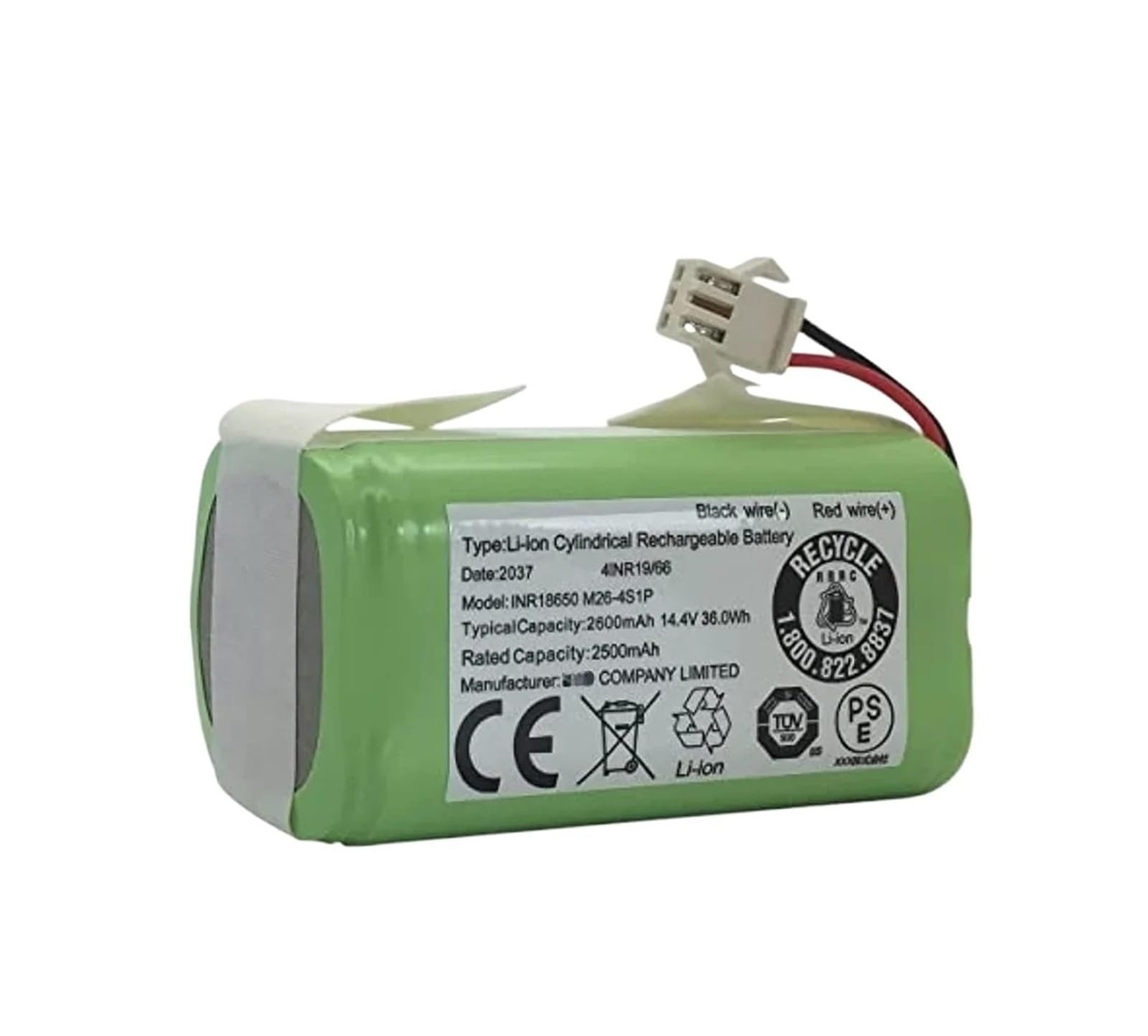 Batería compatible con Conga 990 para solucionar problemas de carga corta 14,4V 7