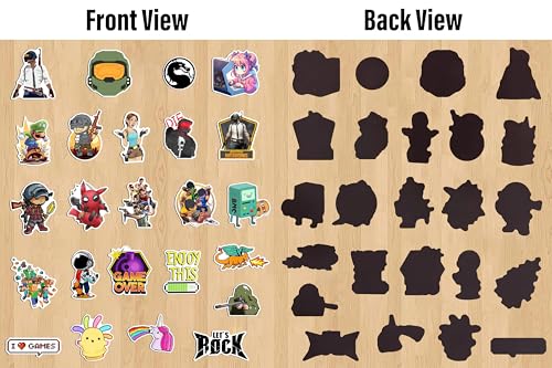 Image of WallDesign Level Up Gaming Magnets - Iconic Designs for Console & PC Gamers, Durable Magnets for PC Cabinet, Metallic Surfaces (Set of 23)