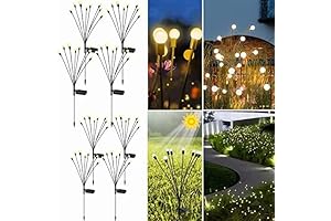 Solar Firefly Starburst Swaying Lights Outdoor Waterproof