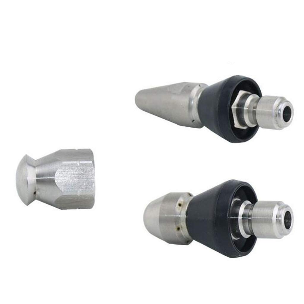 Pressure Washer Drain Sewer Cleaning Pipe Jetter Rotary Nozzle A:Round Head|Pressure Washers|Home & Garden-image-38