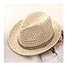 Produktbild Sommer-Frauen Sonnenhut Süßen Männer Strohhut Mädchen-Weinlese-Strand (Color : 1, Size : Adult Size 56 58cm)