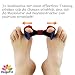 ValgoFit® [4x] Separador de dedos para el dedo en garra Hallux Valgus...