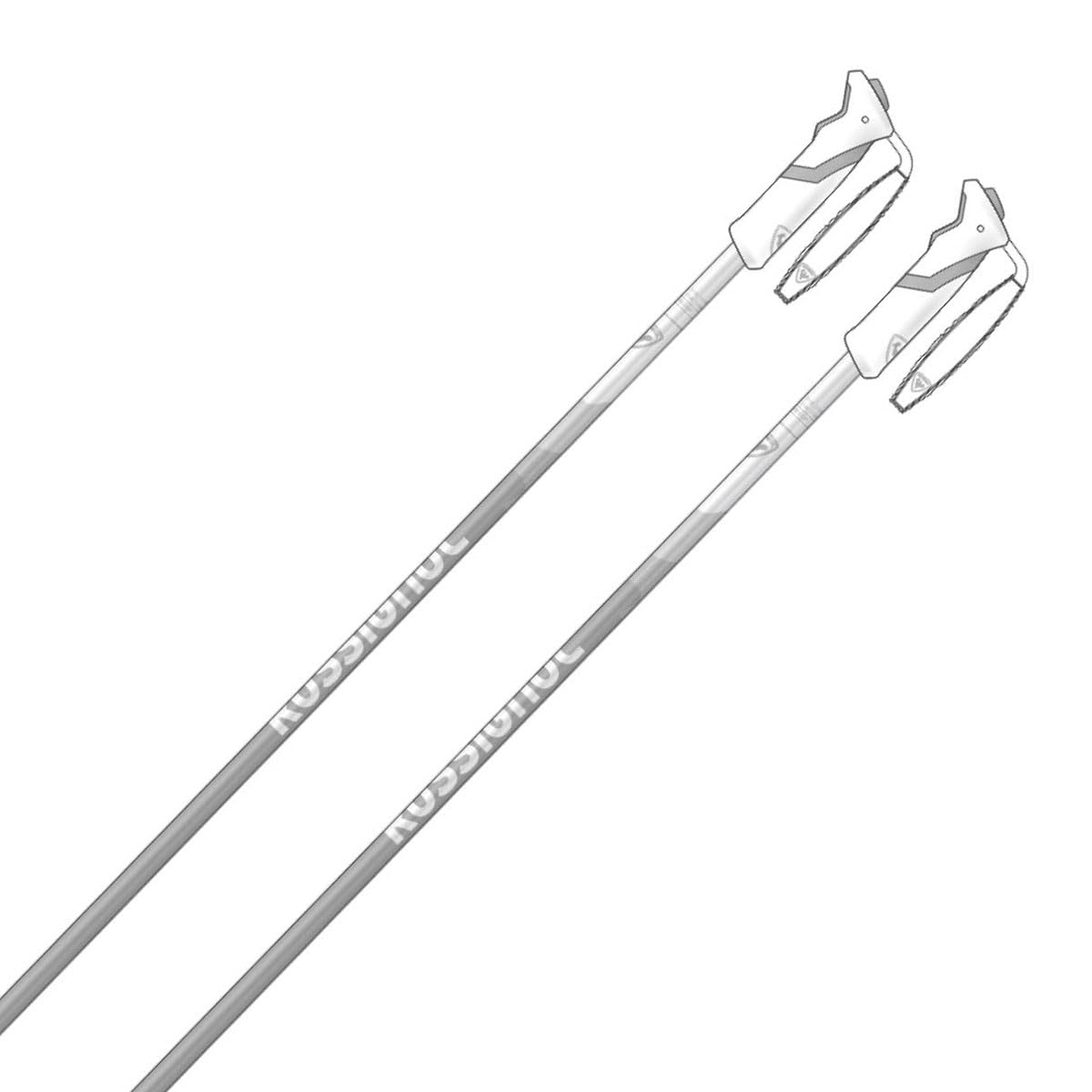 Rossignol - Kije narciarskie Electra Premium Silver Clip - Kobiety - Rozmiar 110 - Szary