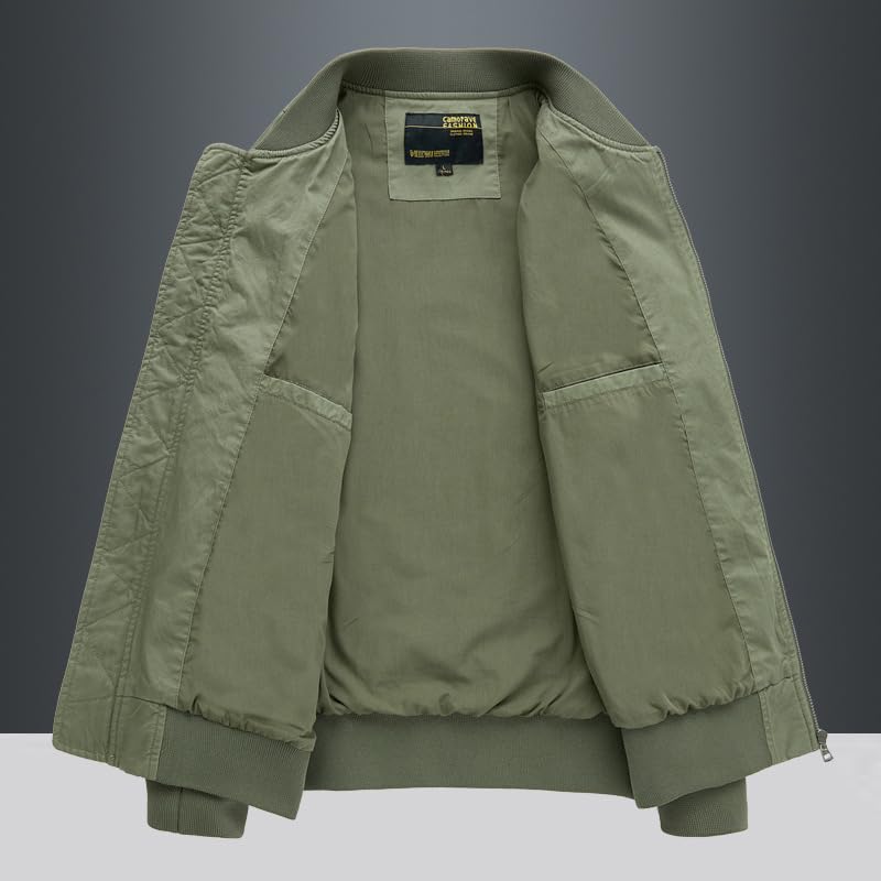 Pilot Jacket for Men, Workwear Casual Jacket, Loose Baseball Men's Outerwear4