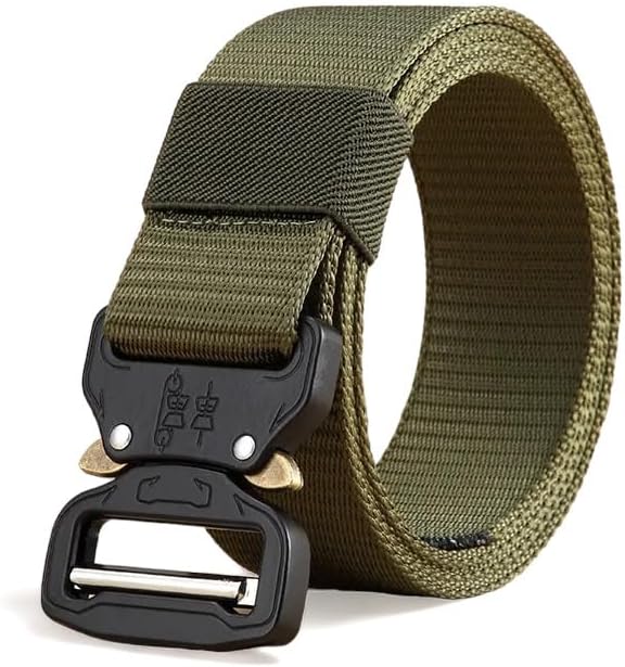 Automatic/Push Lock Nylon Woven Fabric Belt for Men | NB-149 | Fits on upto 40 Inches Waist Size