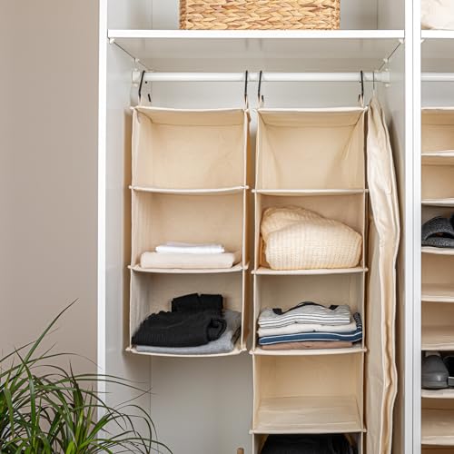 Household Essentials HE1198 Natural Cedarline 3-Shelf Hanging Closet Organizer thumb #1