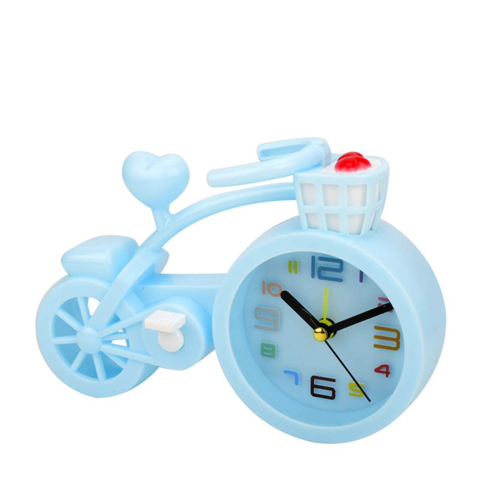 Bicycle Model Alarm Clock, Small alarm clock, creative gift, for Desk Cupboard Bedside Travel