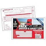 J.J. Keller 8526 701L Duplicate Copy Driver's Daily Log Book Carbonless - Pack of 10