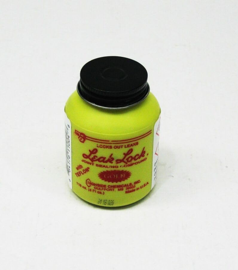 Replacement Leak Lock Gold Teflon Joint Thread Sealing Compound 4 Oz. (HS)11004