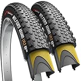 Fincci Milford Gravel 700x45c Bike Tire - Pair Lightweight Aramid 700c Tires 47-622 with 1mm Nylon Puncture Proof - Foldable 28 inch Bicycle Tyres for Gravel, Touring, Hybrid Bikes - 60 TPI