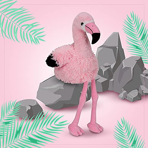 BRUBAKER Plüsch Flamingo Rosa 60 cm Kuscheltier Plüschtier Stofftier
