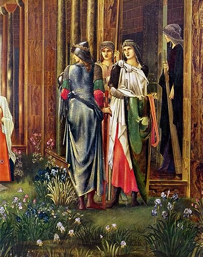 Posters et art Le sommeil du roi Arthur à Avalon | Tableau décoration chambre 60x90cm
