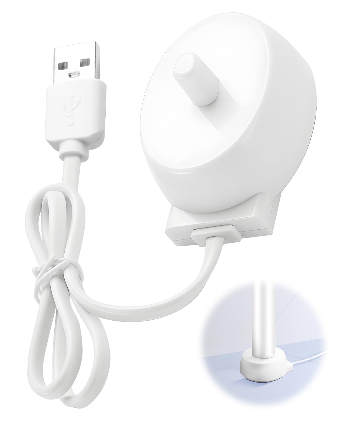 Ładowarka USB do elektrycznej szczoteczki do zębów Oral B, ładowarka, stacja ładująca, gniazdko elektryczne do serii B IO, typ 3757, kabel do ładowania, przenośna, kompatybilna z iO6, iO5, iO4, iO3