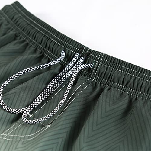 Image of BOJIN Mens Swim Trunks 9 inch Quick Dry Stretch Swim Shorts Mesh Lining Bathing Suits Swimwear Beach Shorts with Pockets