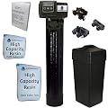 Fleck 5600SXT metered water softener 48,000 grain capacity, complete system, brine tank, bypass 1", loaded tank