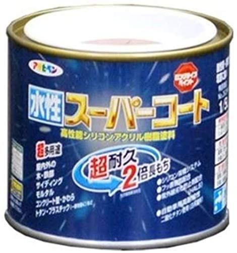 アサヒペン ペンキ 水性スーパーコート 水性多用途 ラフィネオレンジ 1/5L