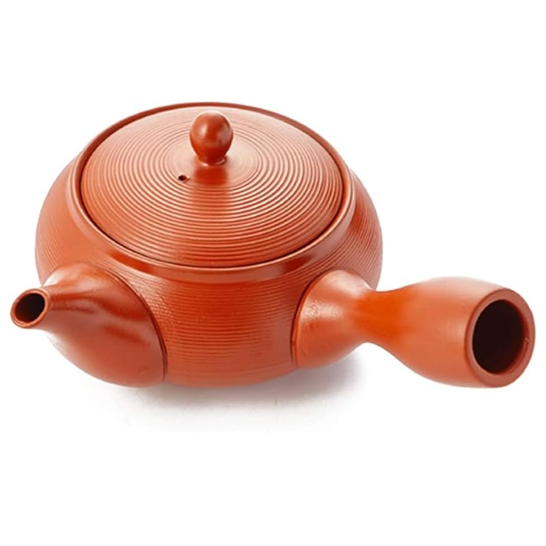 Théière japonaise Kyusu en céramique Tokoname, cadeau idéal thé