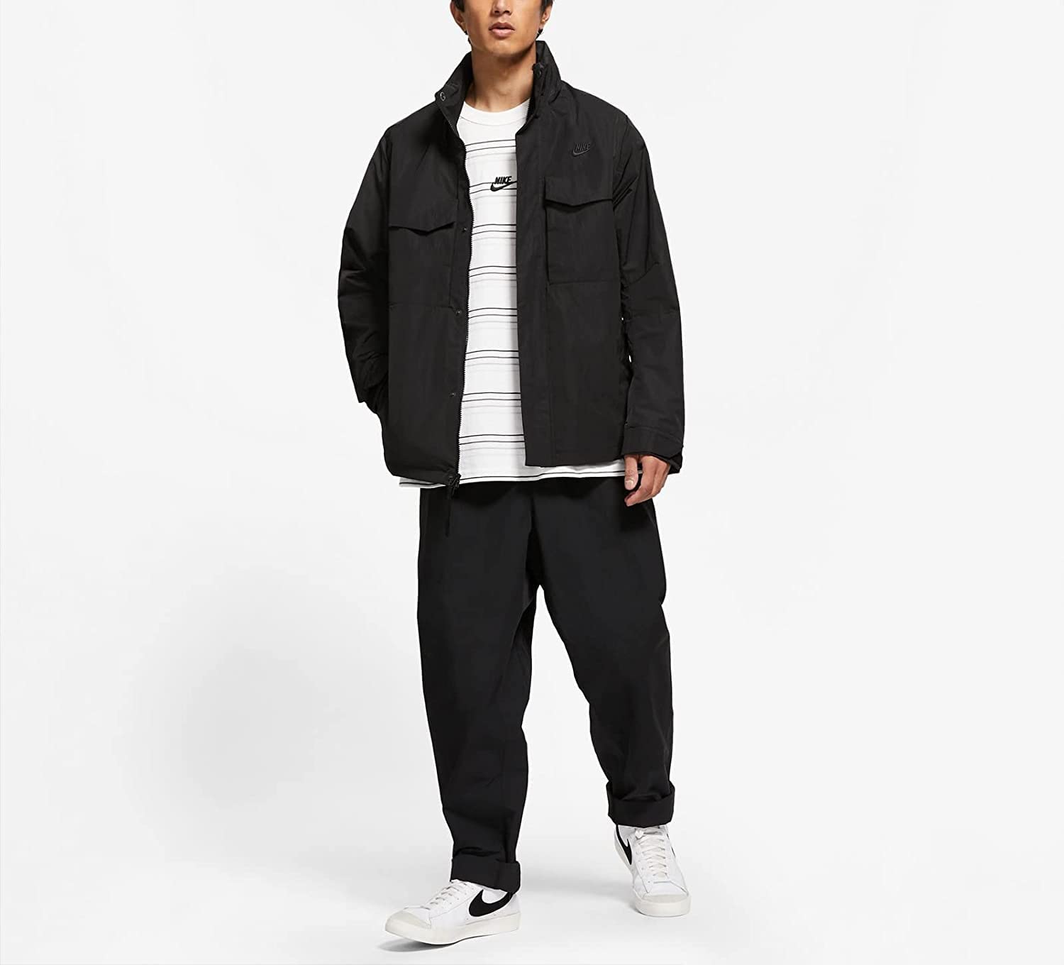 NIKE ナイキ　NSW コート Amazon.co.jp: NIKE ナイキ NSW PE LND FIELD HOODY JACKET