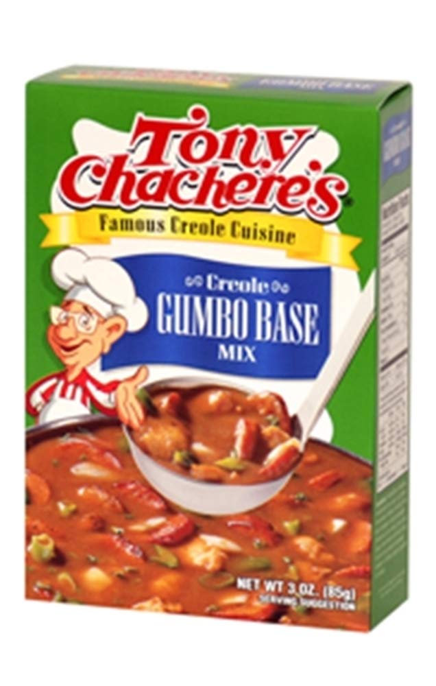 Tony Chachere's Creole Gumbo Base Mix-SIX 3 oz Boxes