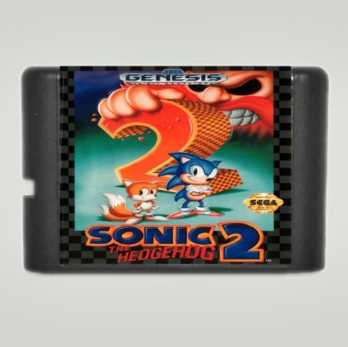 Taka Co 16 Bit Sega MD Game Sonic 2 16 bit MD Game Card For Sega