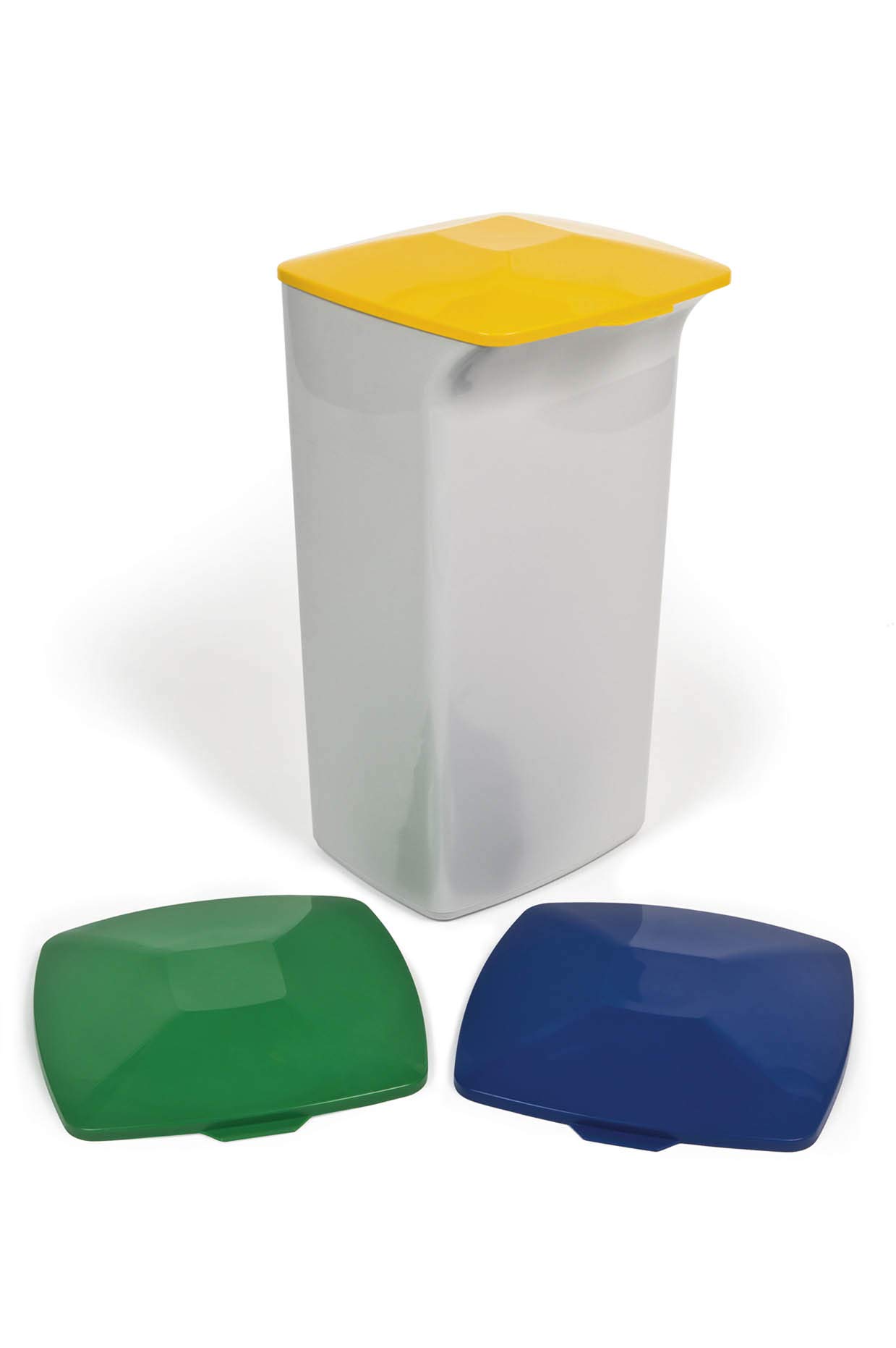 Durable Abfallbehälter Durabin Square 40 Liter, weiß, 1800798010