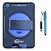 Produktbild Cellular360 Stoßfestes Hülle mit 360 Grad drehbarem Ständer und Griff für iPad Mini/iPad Mini 2 / iPad Mini 3 (Schwarz und blau)