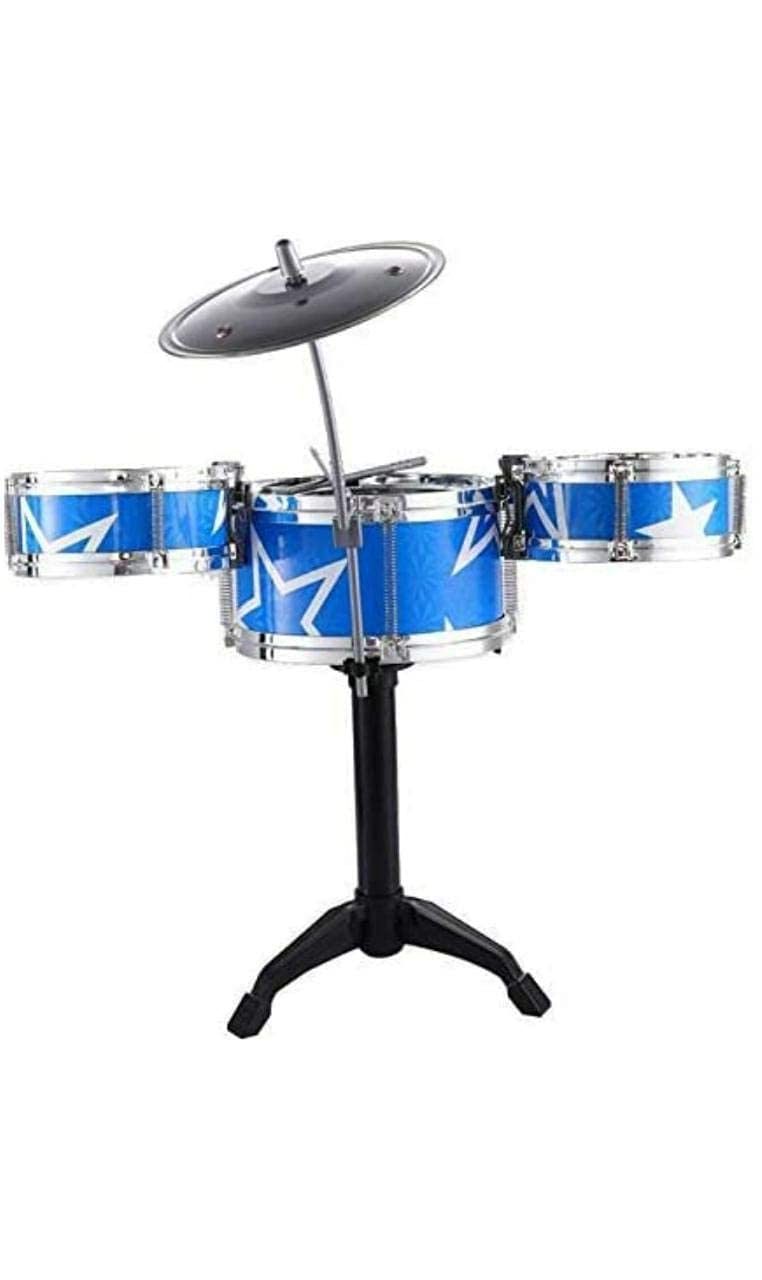 Buy Spitin Mini Jazz Drum Set Toy with Jazz Drum Set with 3 Musical