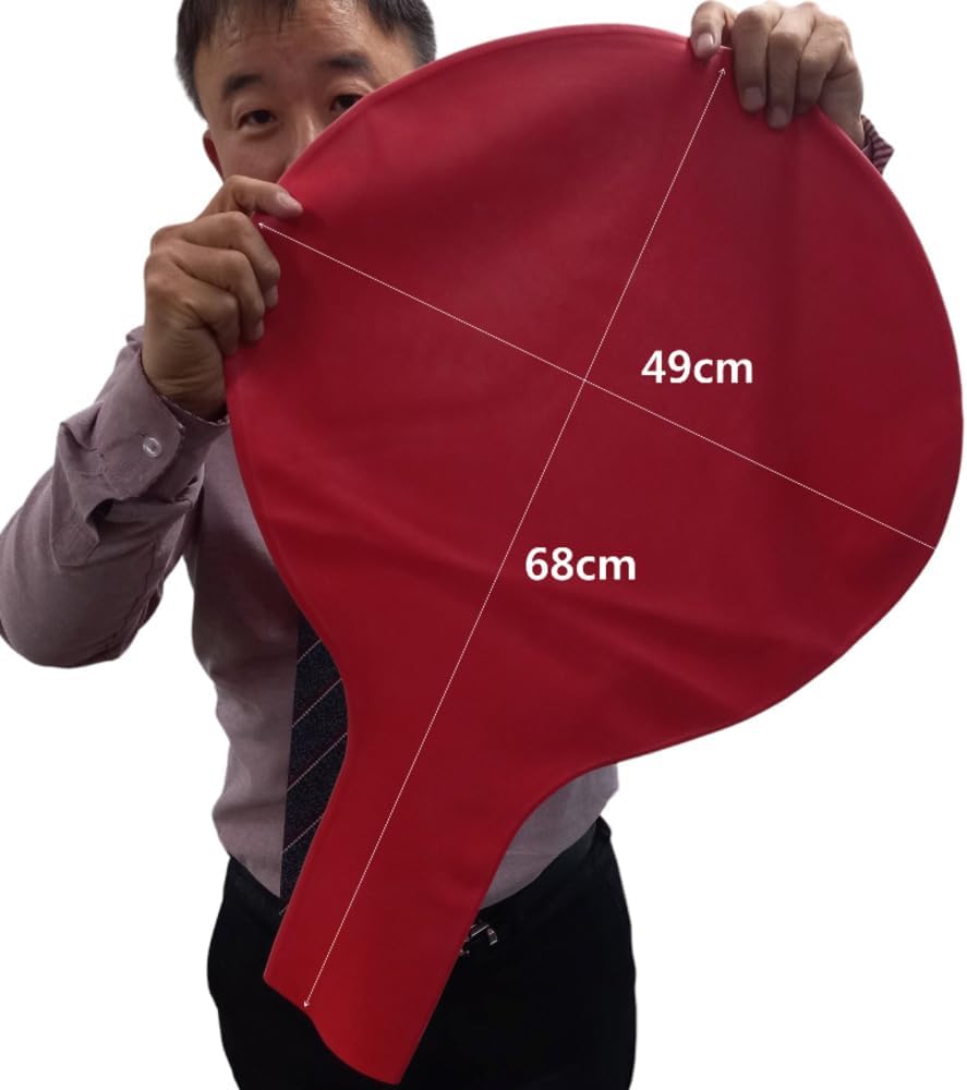 Giant Balloon 90 inch - Giant Human Balloon, Red, Reusable, Thick Latex, 1 Count, General Celebration Performance, Decorative Balloons
