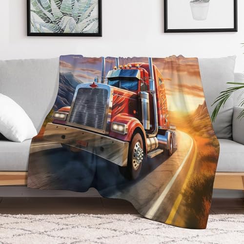 Couverture camion flannel chaude lavable en machine pour lit enfant - 3